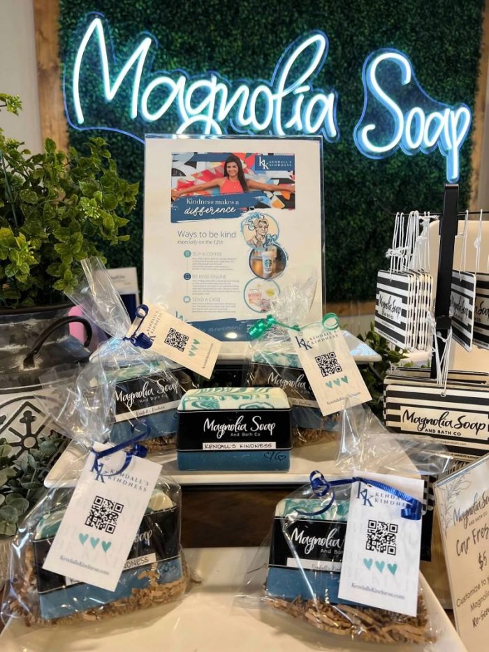 Magnolia Soap displays their Kendall's Kindness Hope in Soap