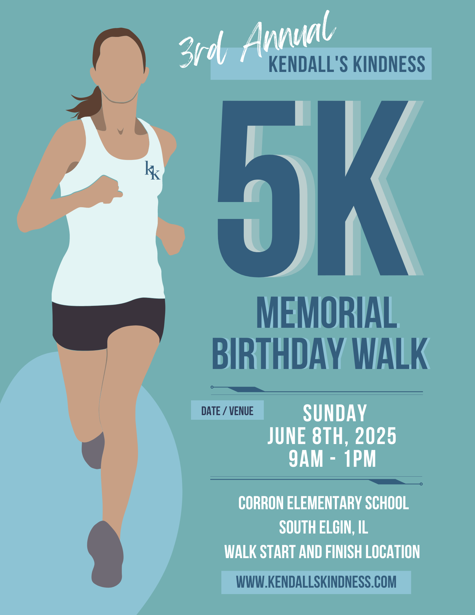 3rd Annual 5K Memorial Birthday Walk